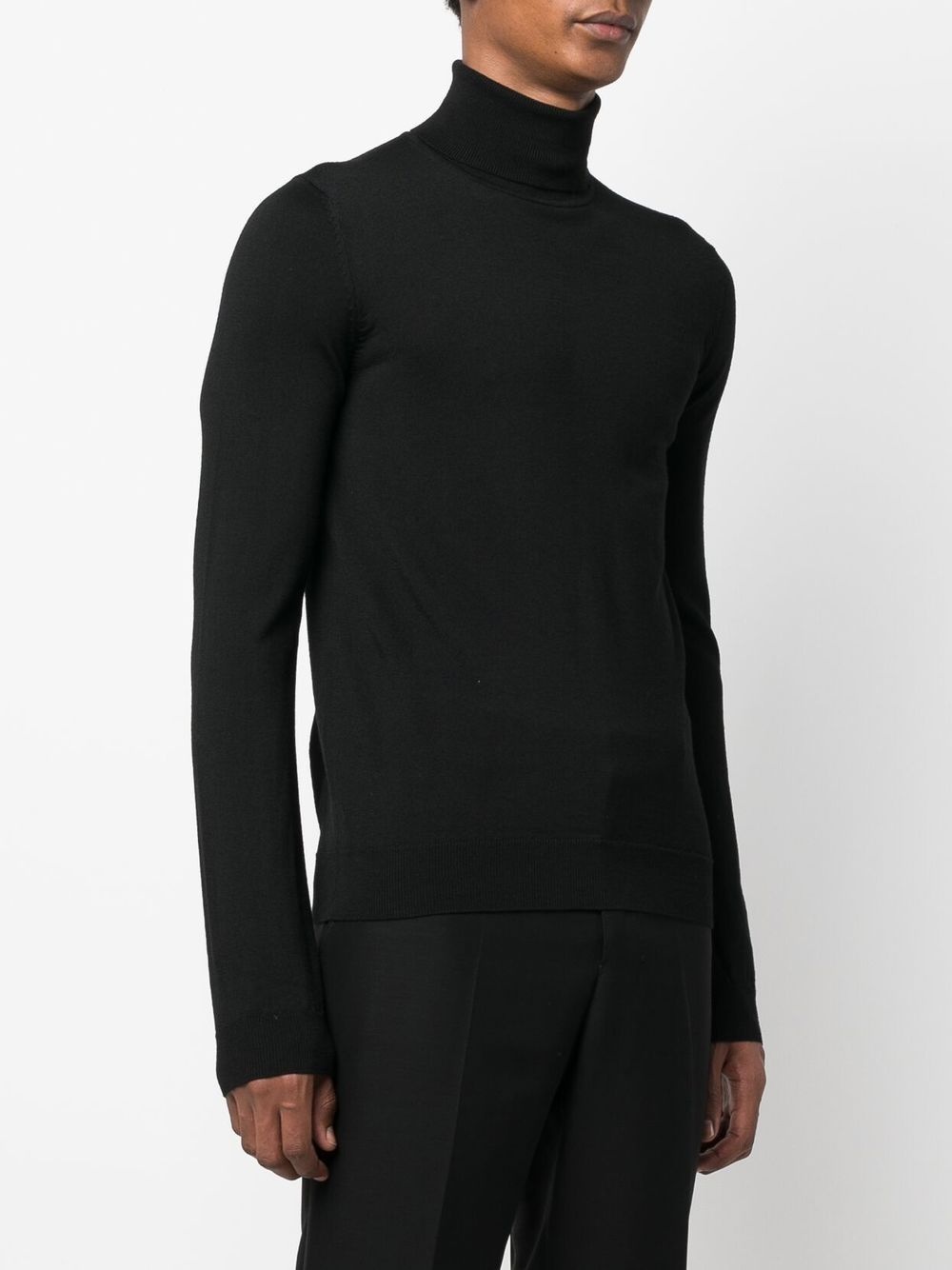 roll-neck virgin-wool jumper - 3