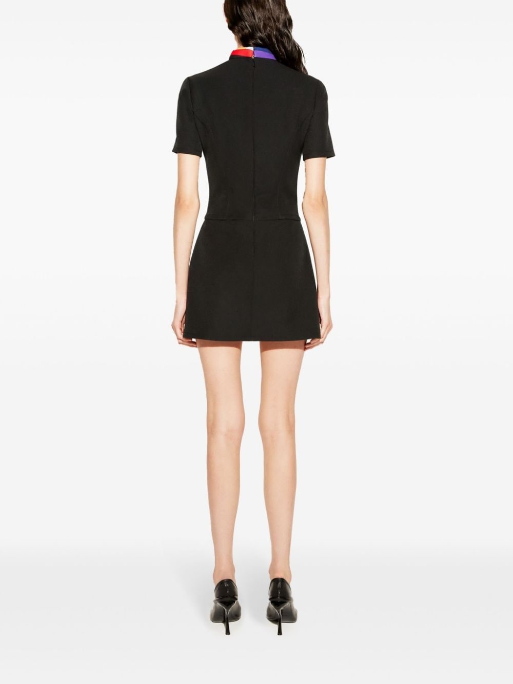 cady-texture mini dress - 4
