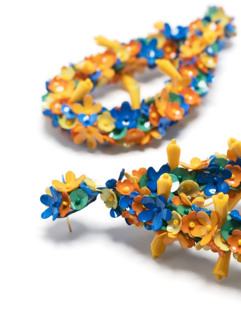 Confetti Macro Flower earrings 3