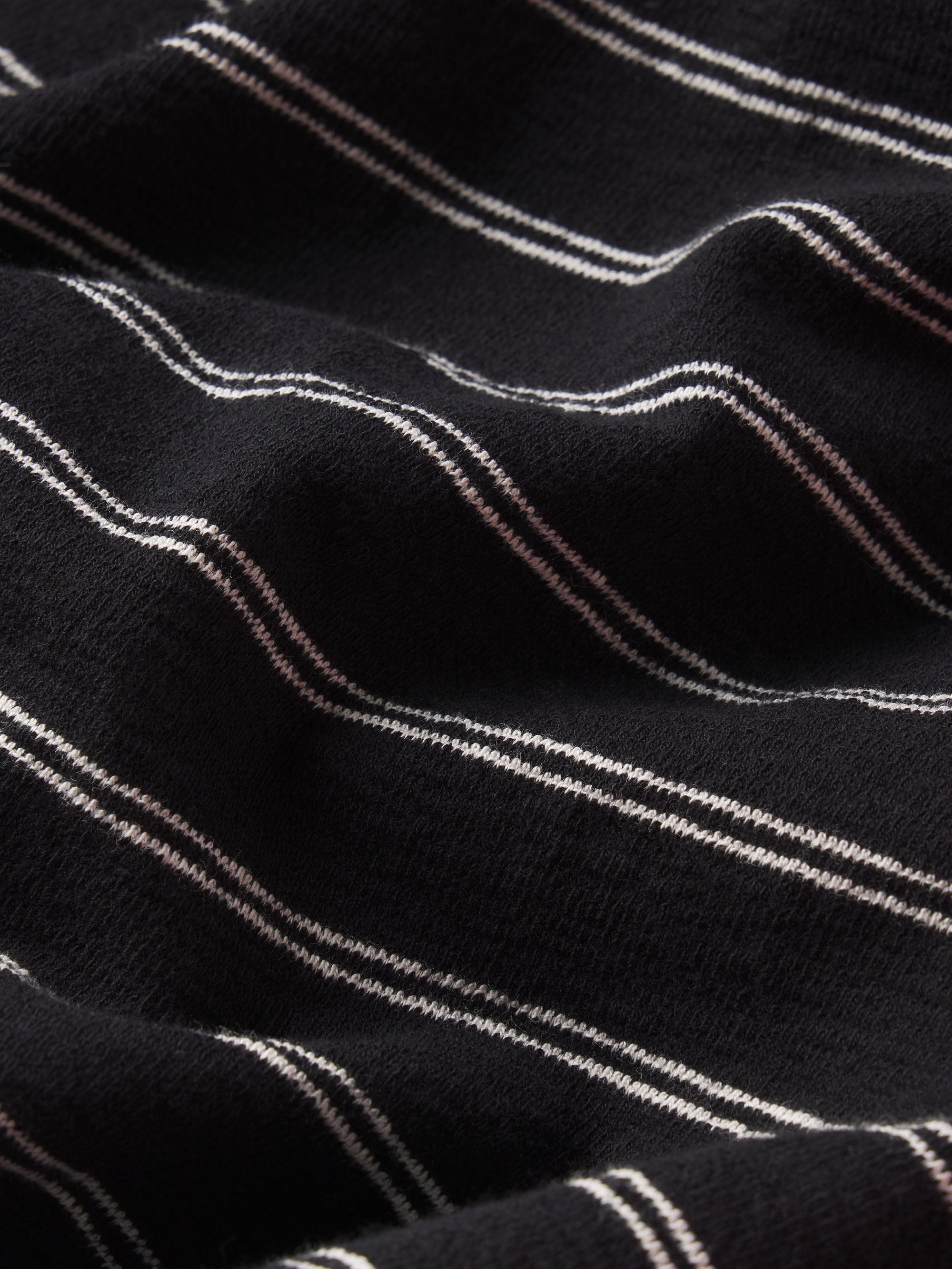 Striped Tee in Black/Natural - 3