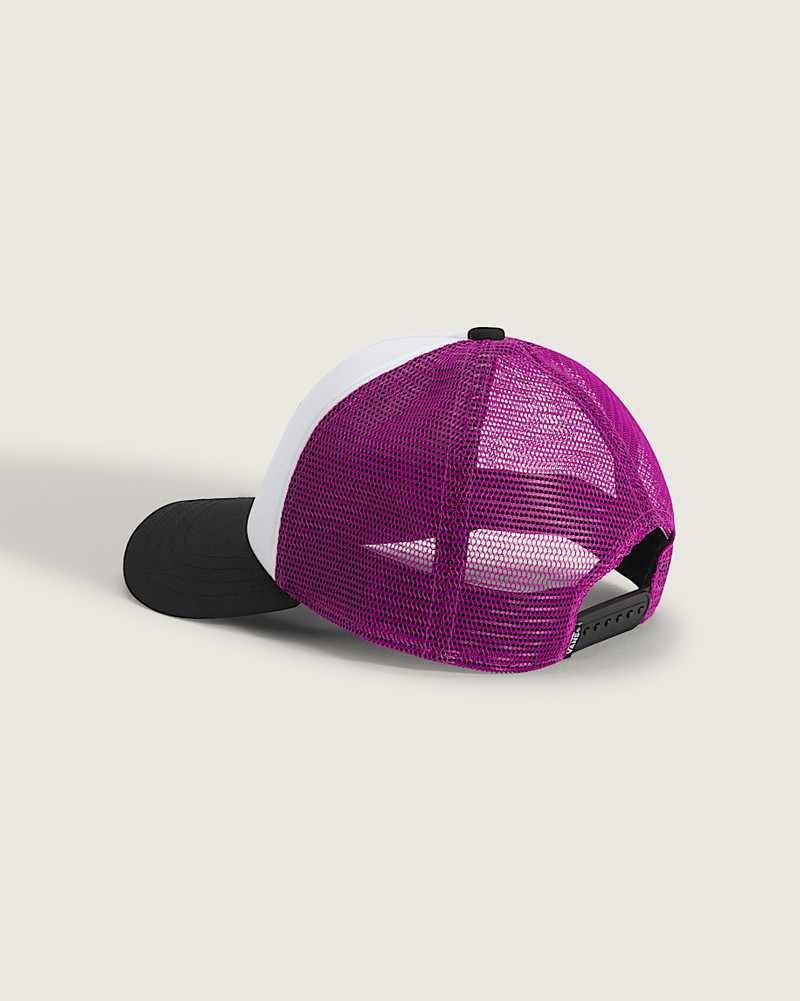 Checkerboard Twisted Vans Trucker Hat 3