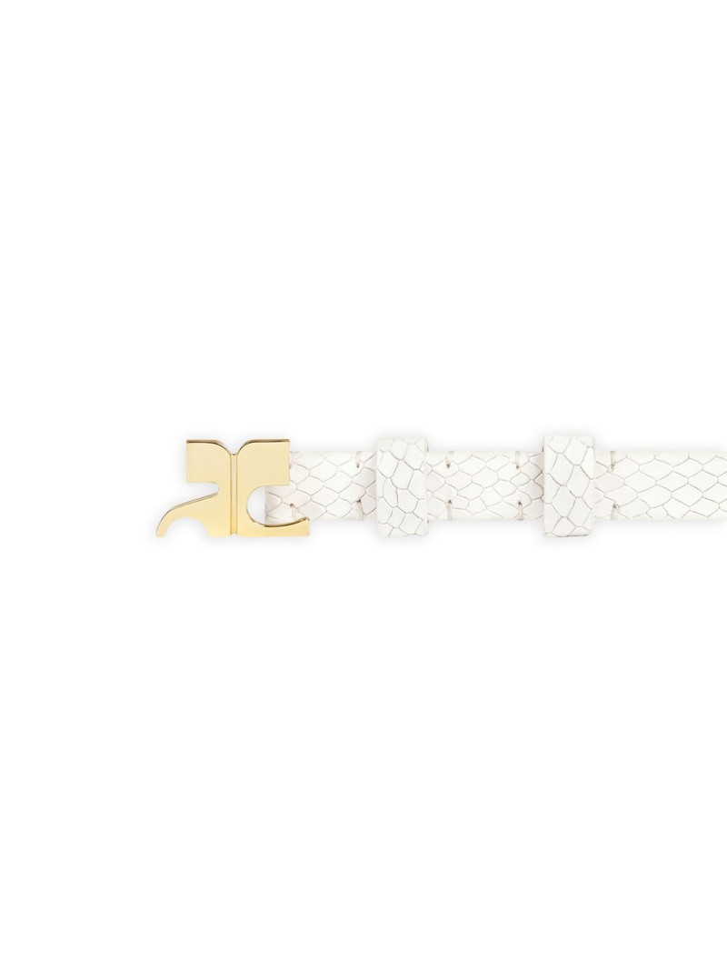 Viper leather belt 4