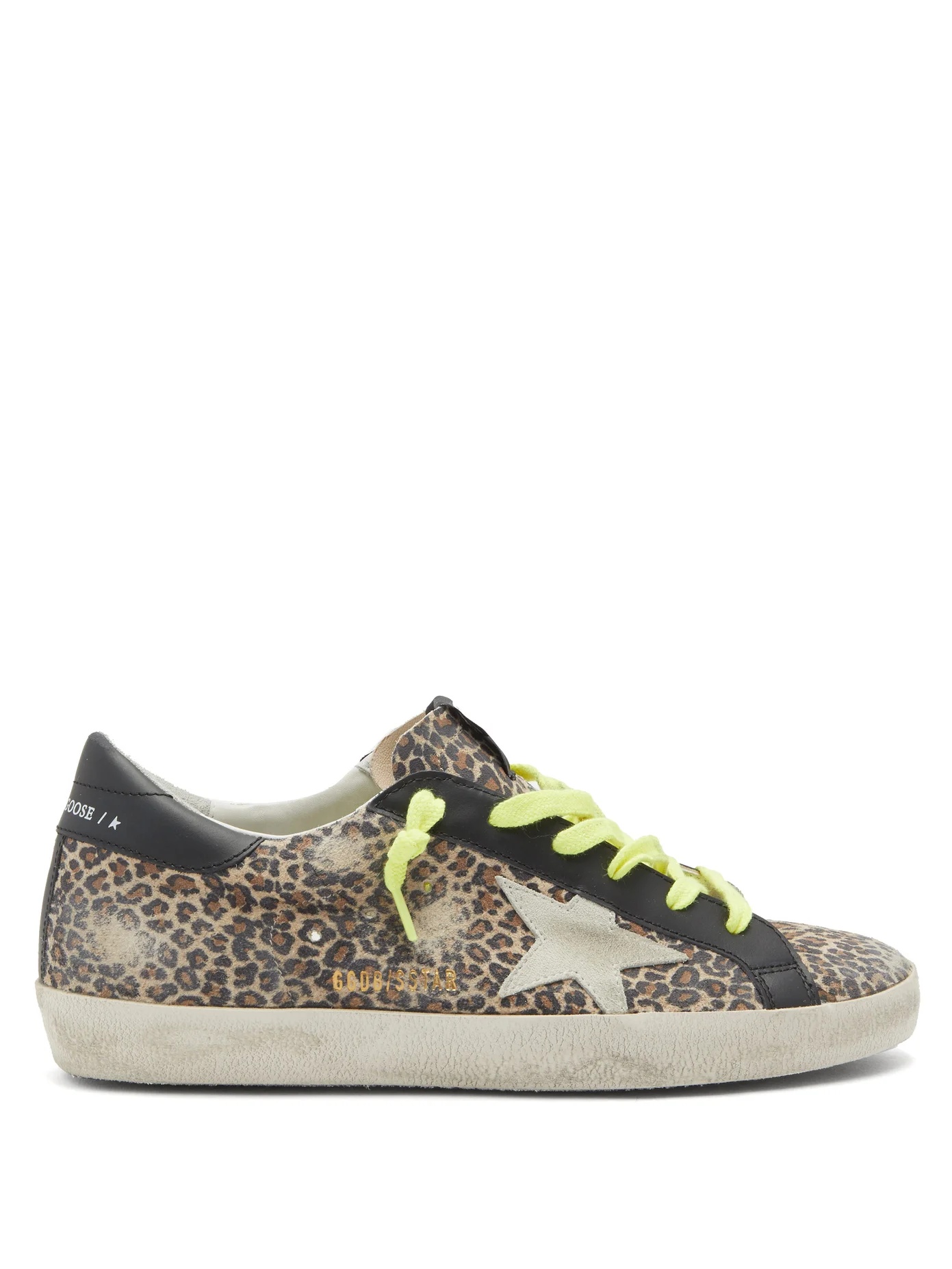 Superstar leopard-print suede trainers - 1