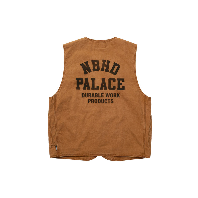 PALACE PALACE NEIGHBORHOOD DUCK VEST BROWN outlook
