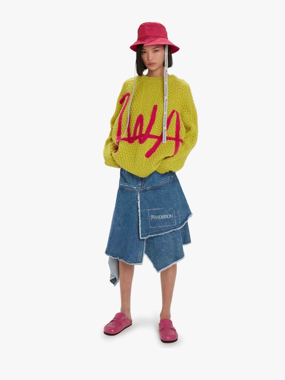 JWA CREWNECK CABLE  JUMPER - 5