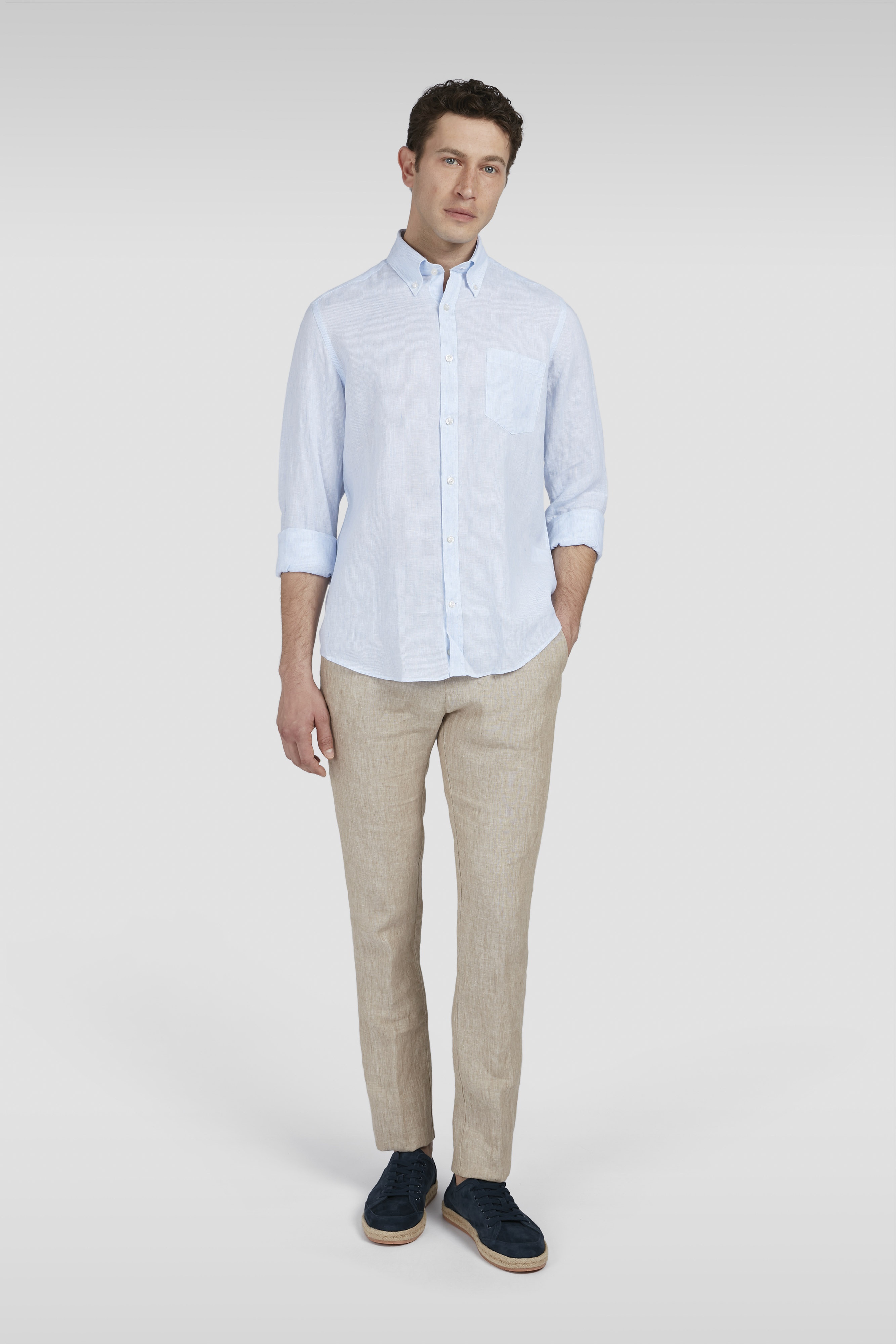 LINEN SEERSUCKER SHIRT - 2