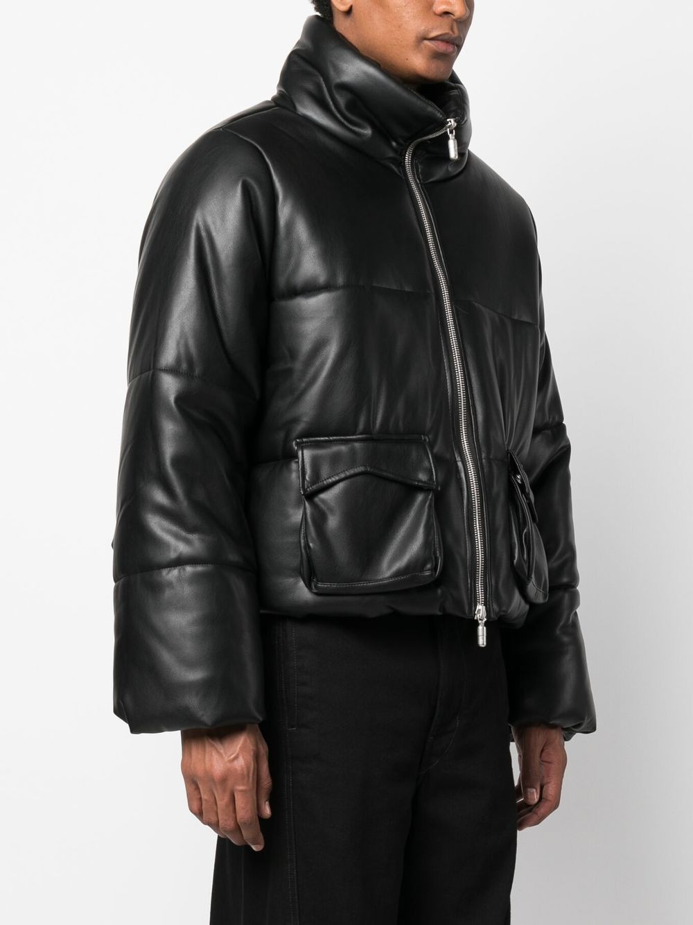 padded zip-up jacket - 4