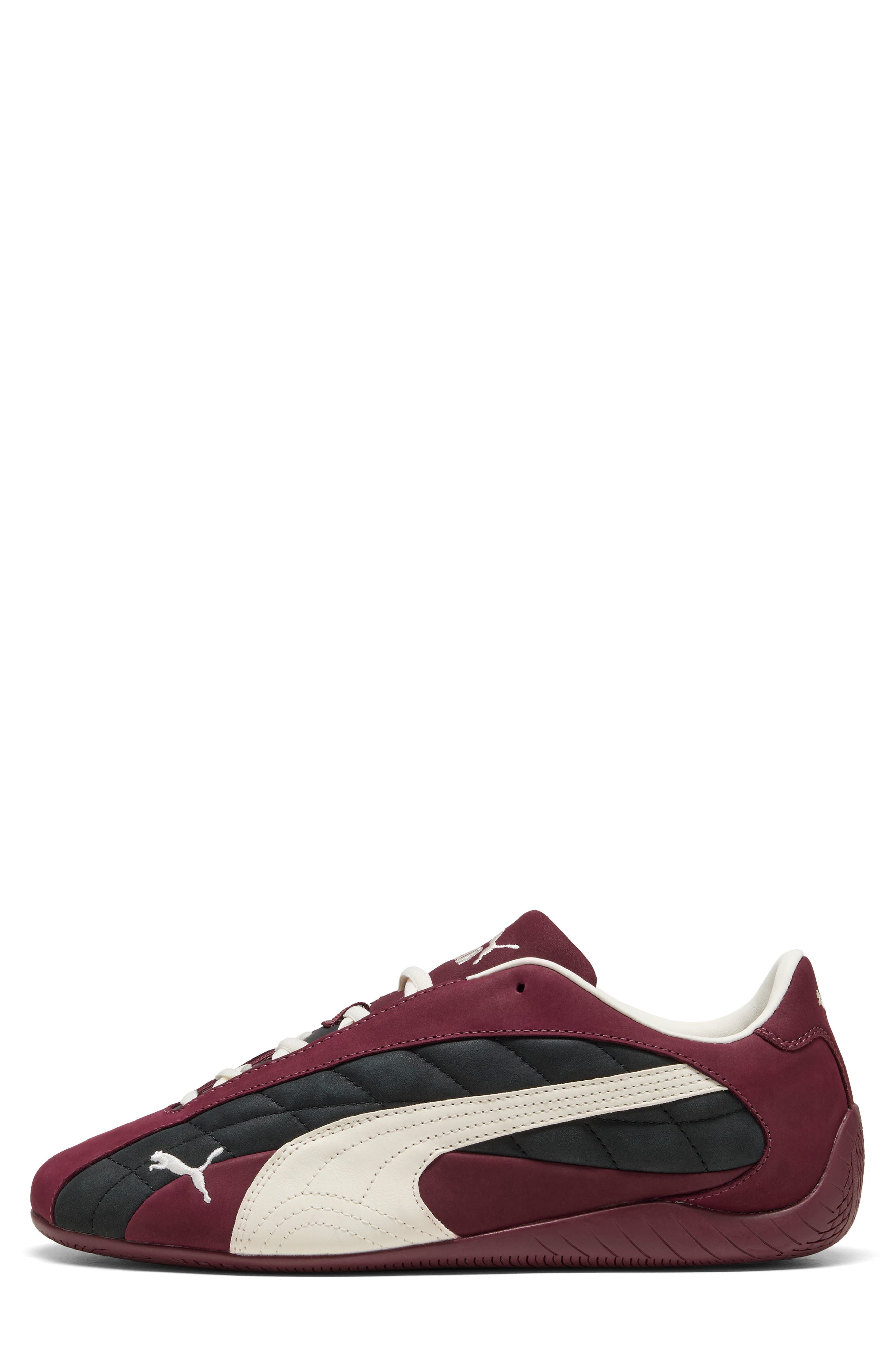 PUMA Speedcat Plus Quilted Sneaker in Ruby Shimmer/Warm White at Nordstrom - 4