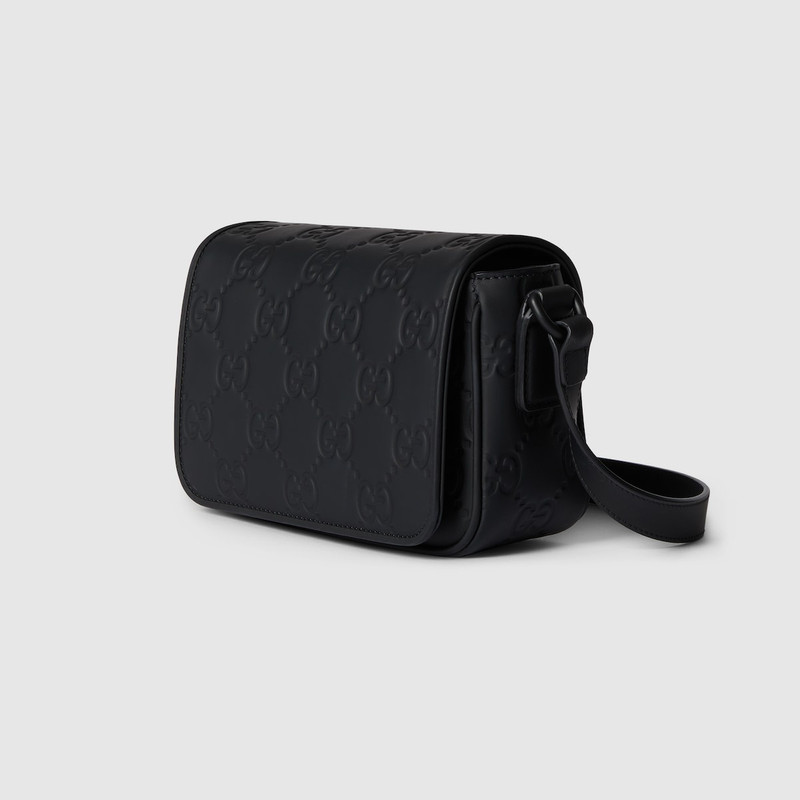 GUCCI GG rubber-effect super mini bag outlook