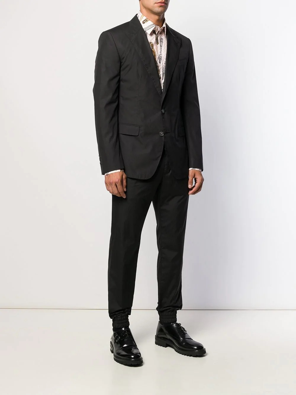 poplin two-piece suit - 3