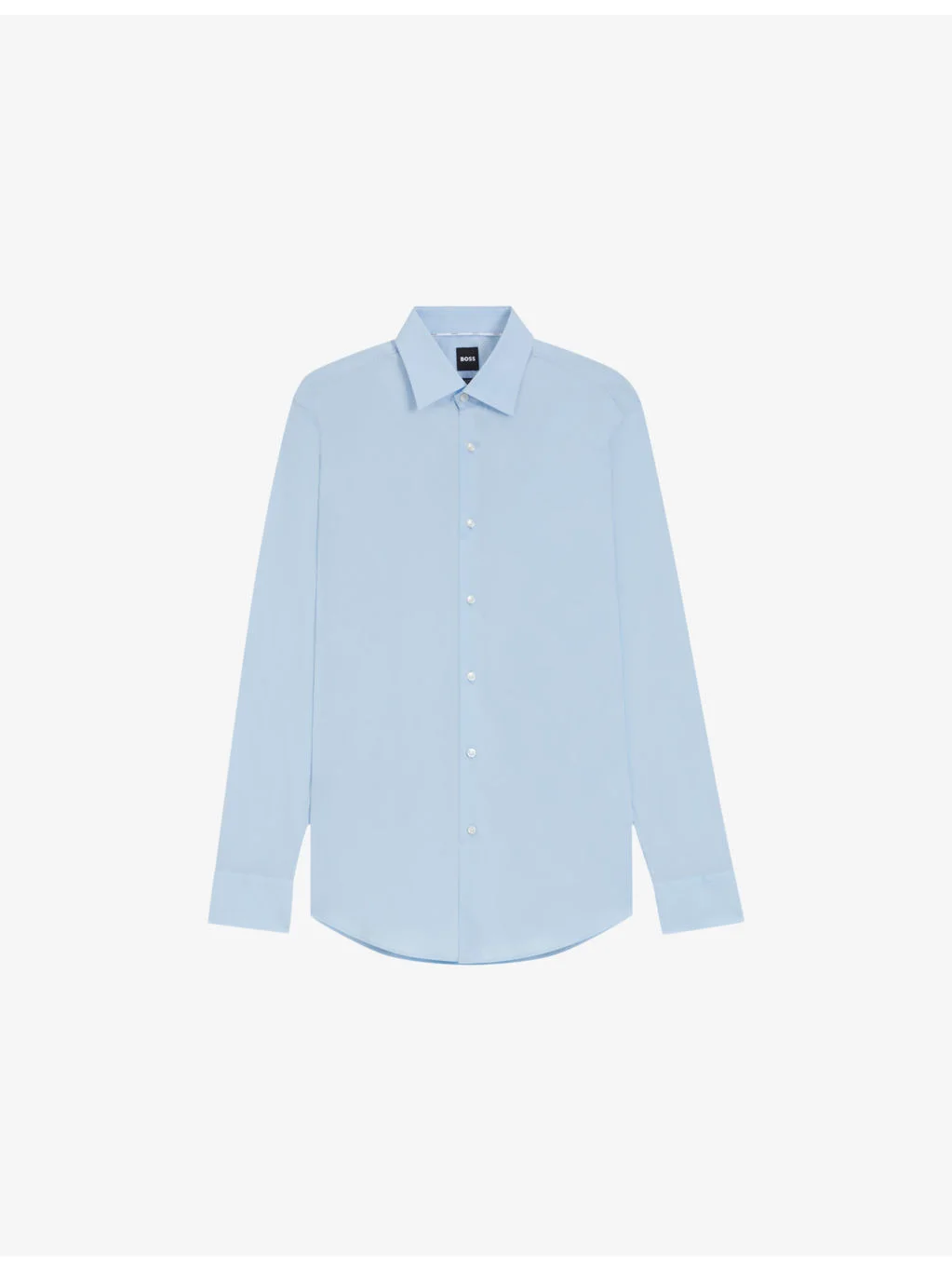 Slim-Fit Easy-Iron Stretch Cotton-Poplin Shirt - 1