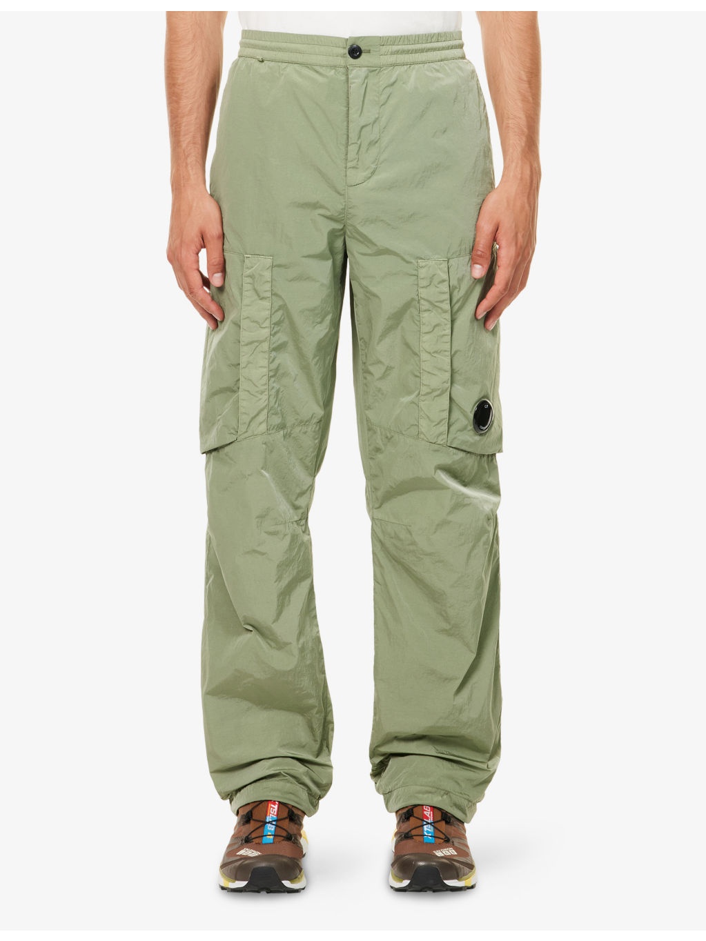 Chrome Relaxed-Fit Cargos Trousers - 3