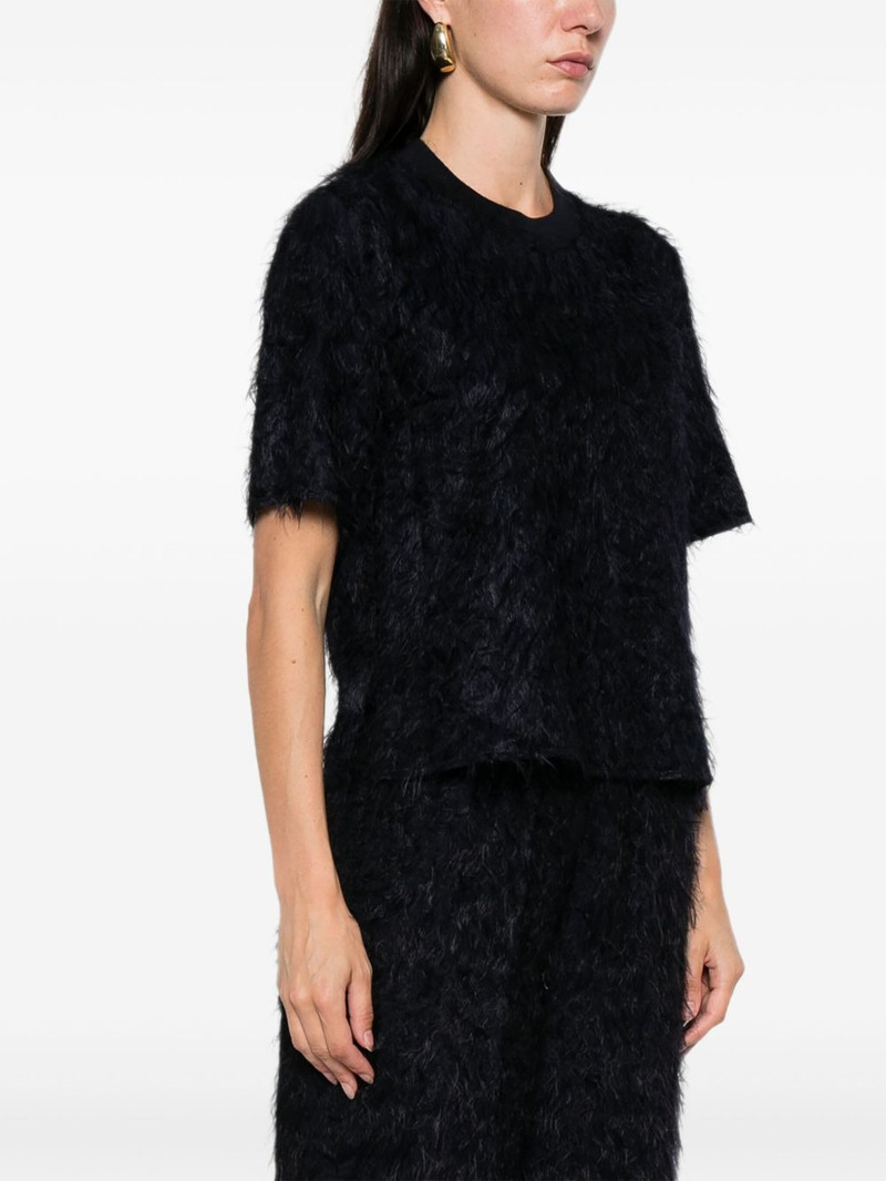 fringed short-sleeve T-shirt 3