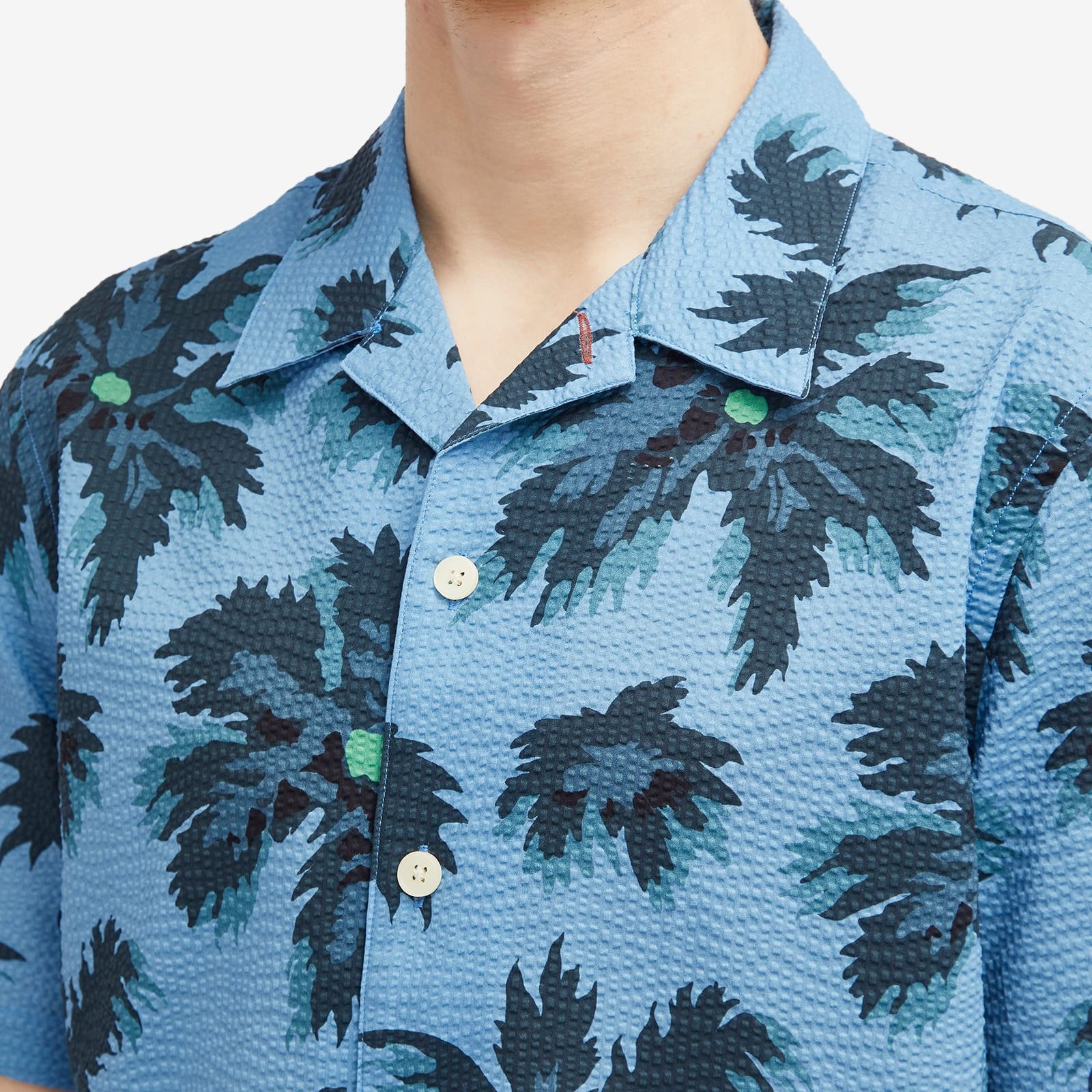 Paul Smith Seersucker Printed Vacation Shirt - 5