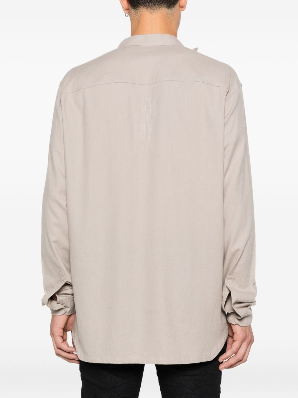 high-neck long-sleeve shirt - 4