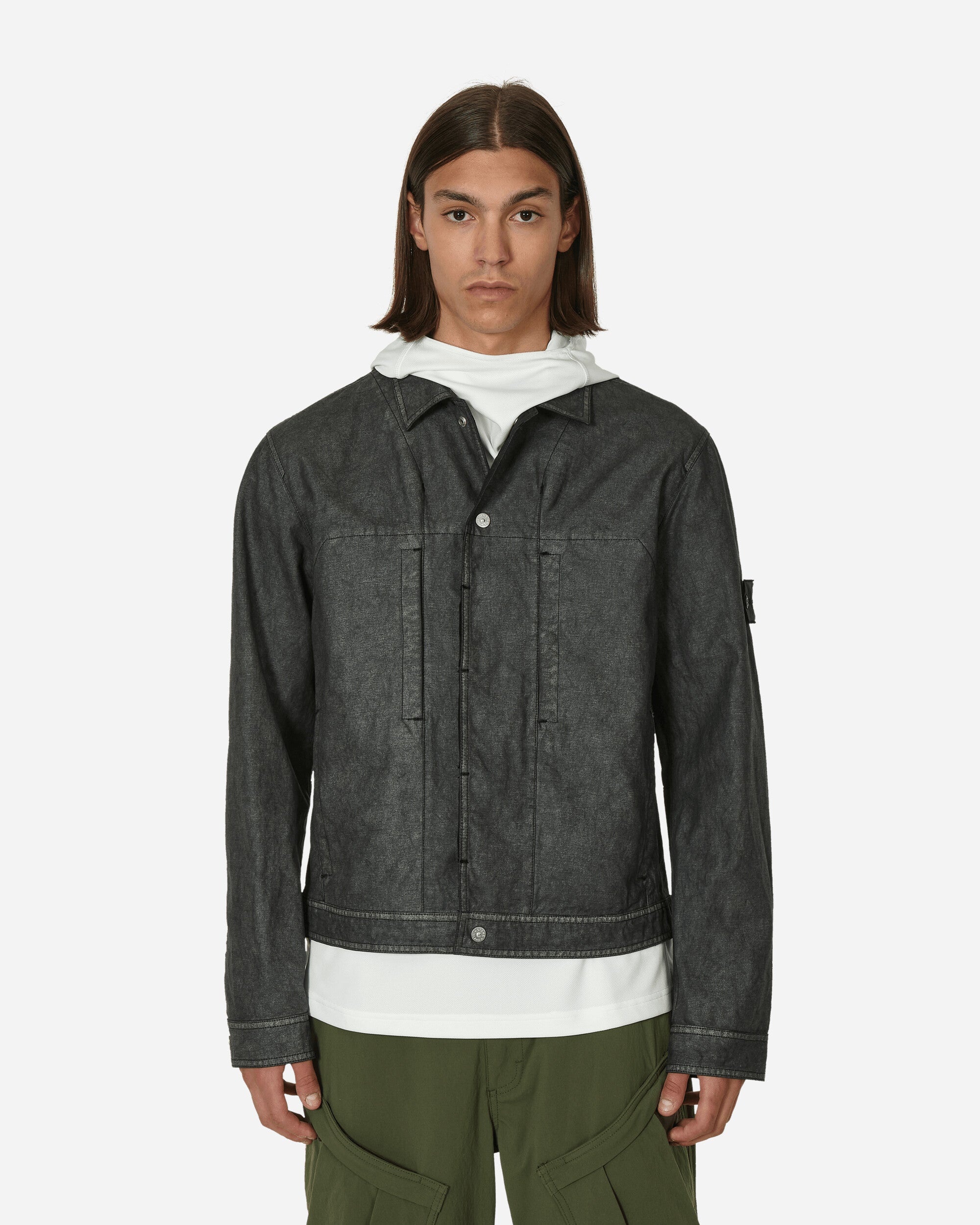 Stone Island Shadow Project Cotone Canapa Placcato-TC