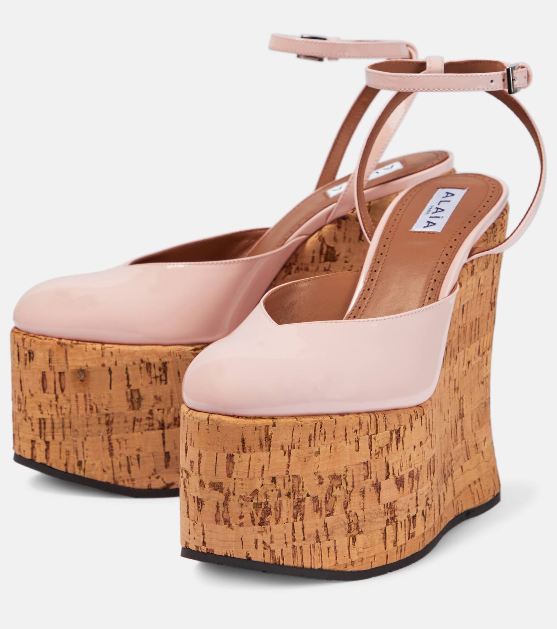 Riviera patent leather wedges - 5