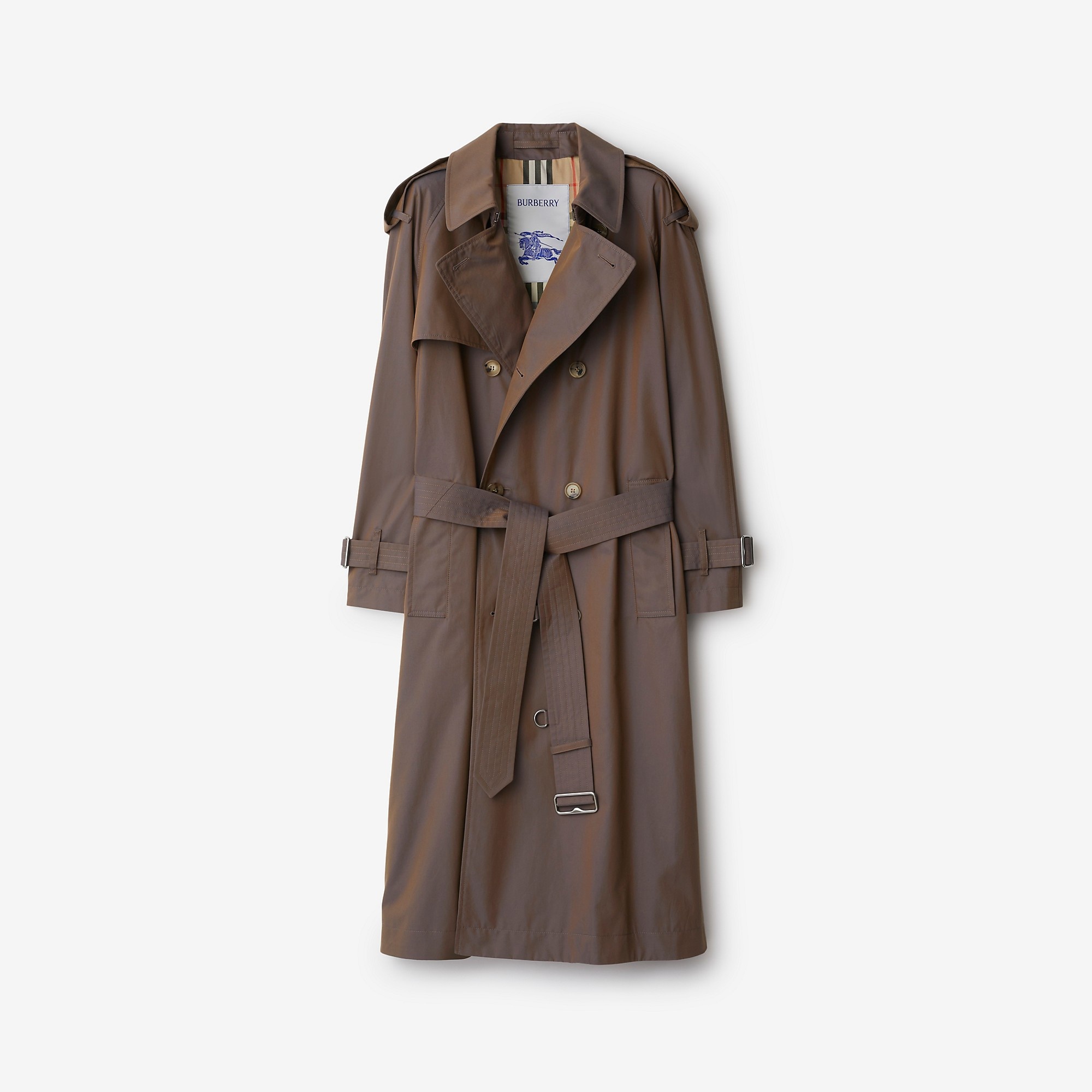BURBERRY｜COATS (Long Gabbardine Trench Coat (8080864)) Burberry Long Gabardine Trench Coat | REVERSIBLE