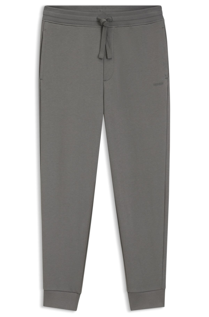 CUFFED SWEATPANTS IN COTTON TERRY WITH LOGO PRINT 1