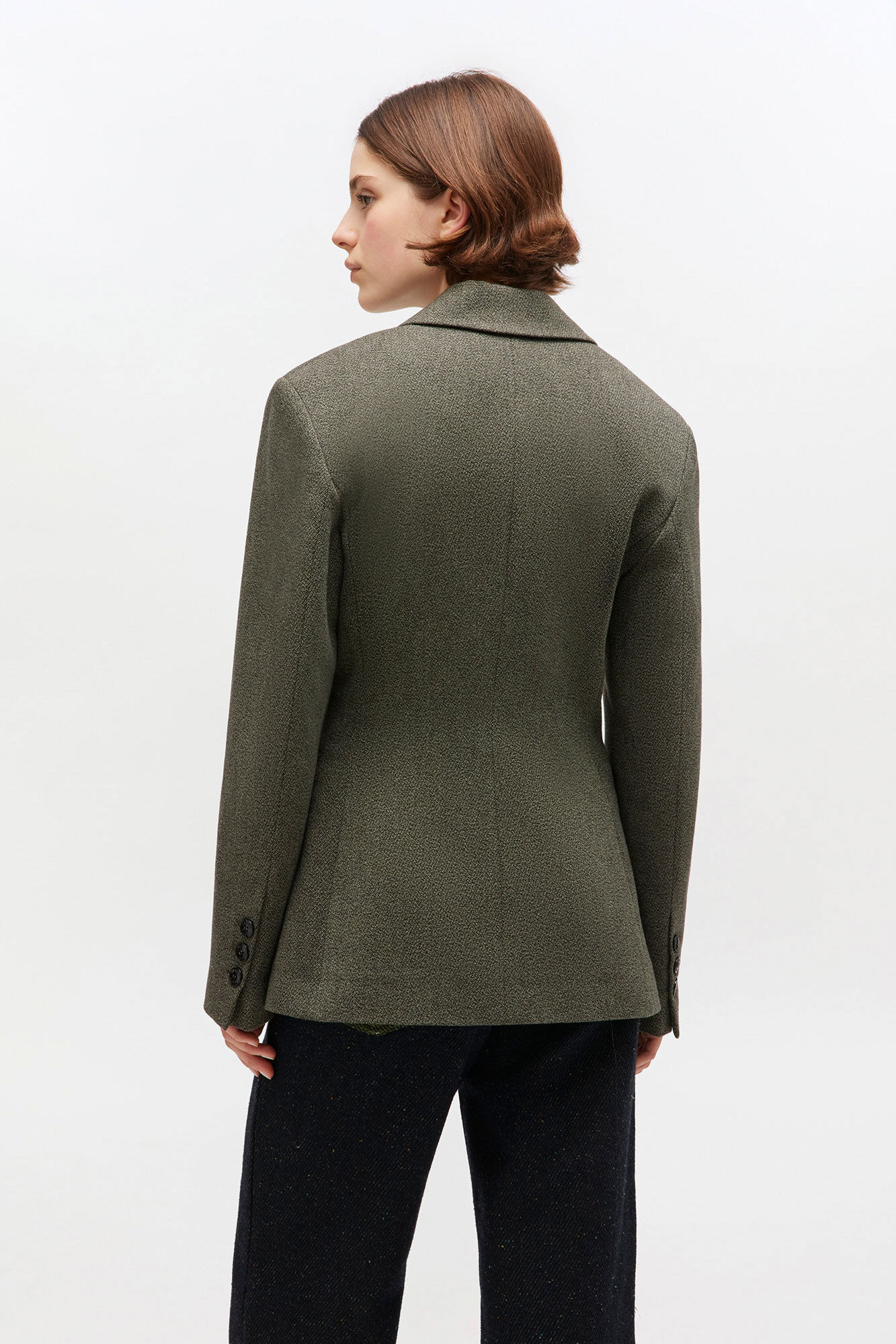 GREEN MOULINE BLAZER - 4