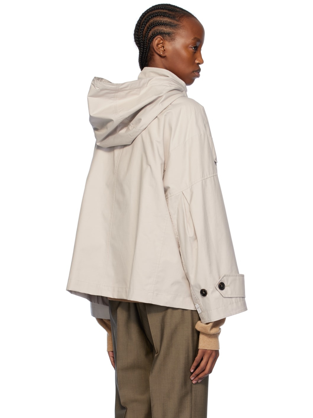 Beige Strench Jacket - 3