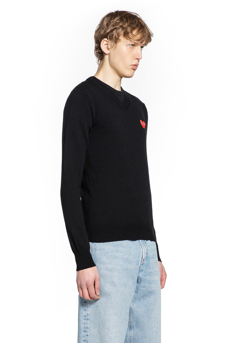 Comme des Garçons PLAY Wool Heart Sweater outlook