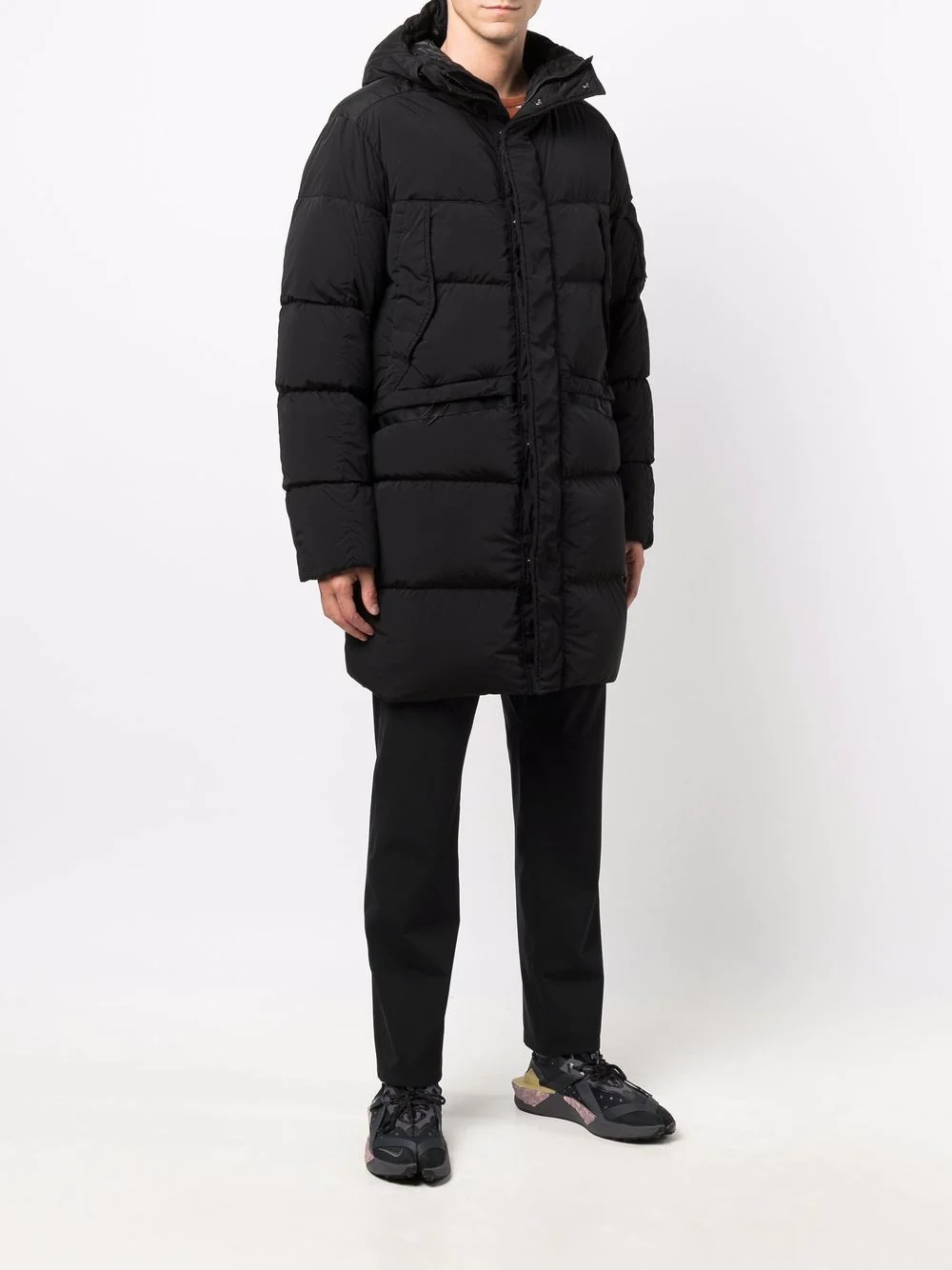 hooded padded coat - 3