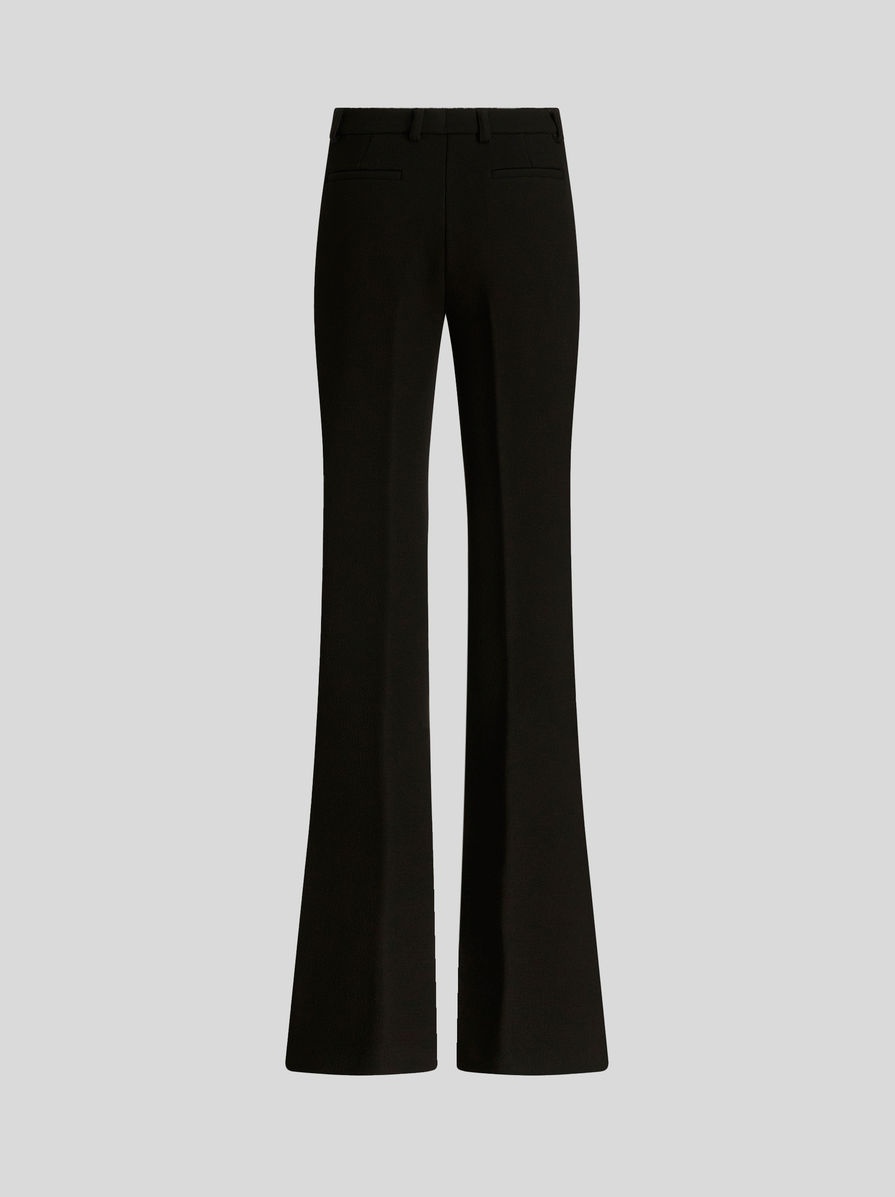 FLARED WOOL TROUSERS - 5