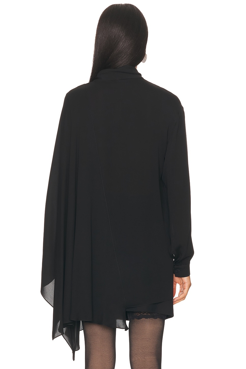 Washed Silk Georgette Top - 4