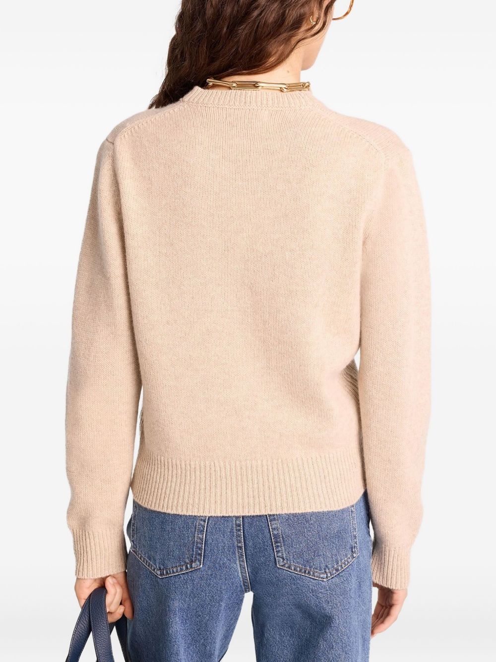 logo-embroidered sweater - 4
