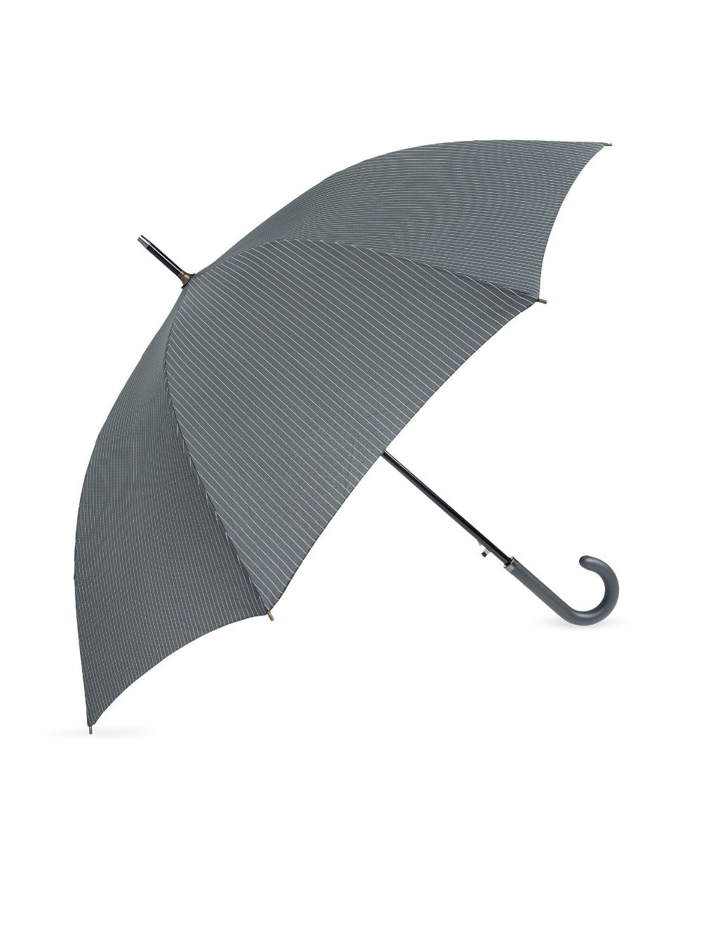striped crook-handle umbrella - 2