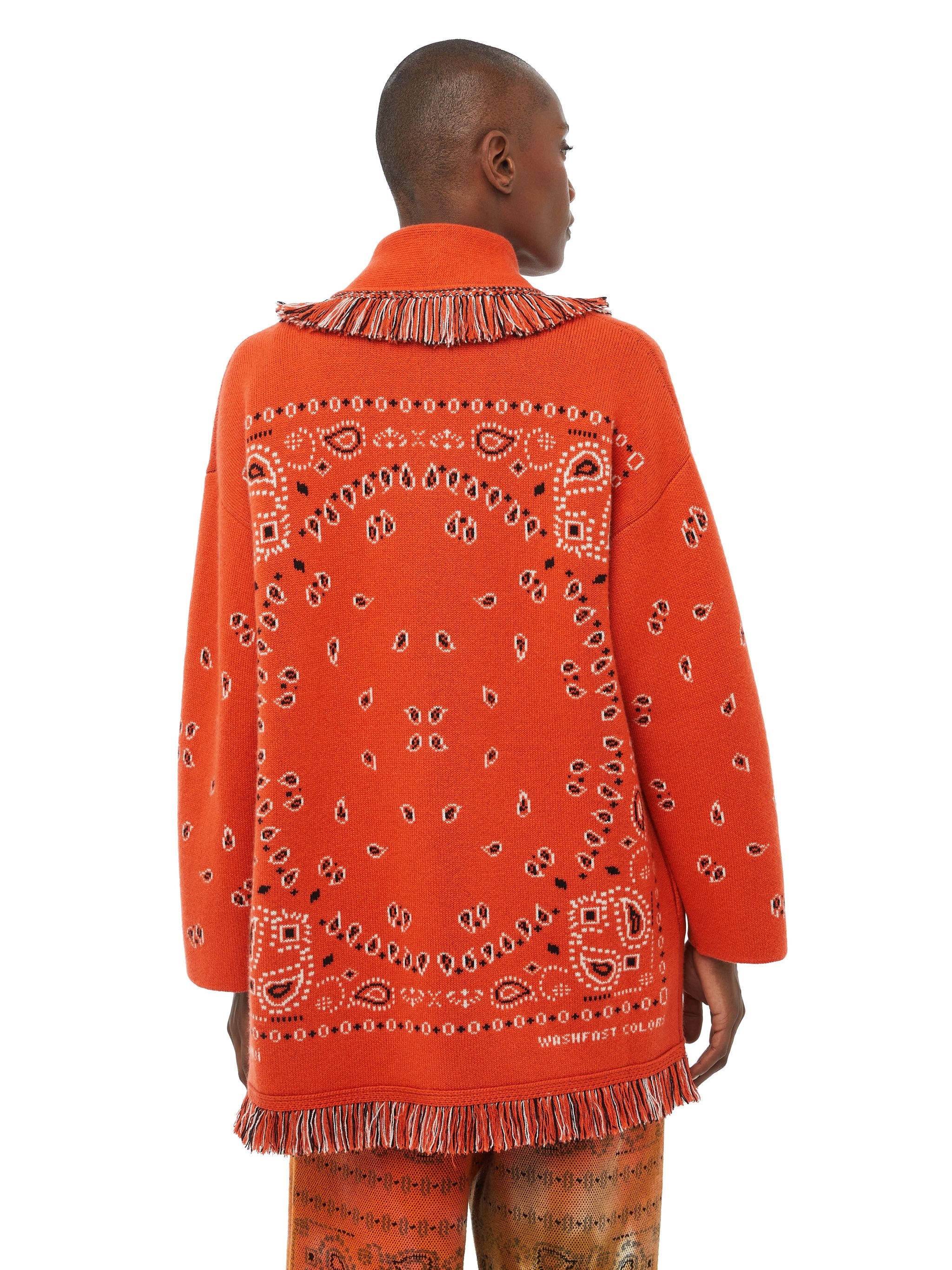 Bandana Jacquard Cardigan - 8