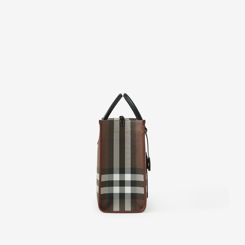Burberry Check and Leather Medium Freya Tote outlook