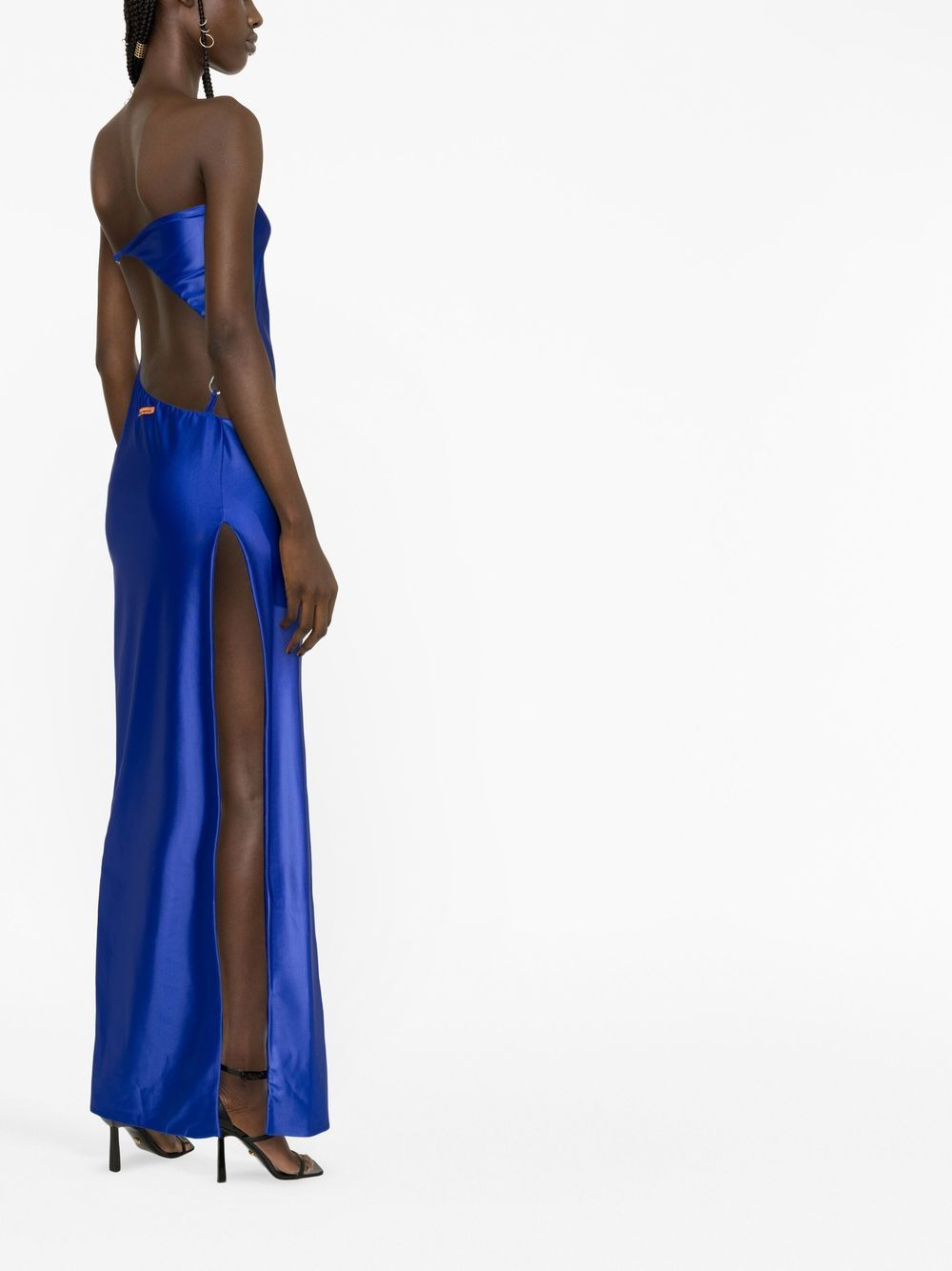 Carabiner cut-out strapless dress - 3