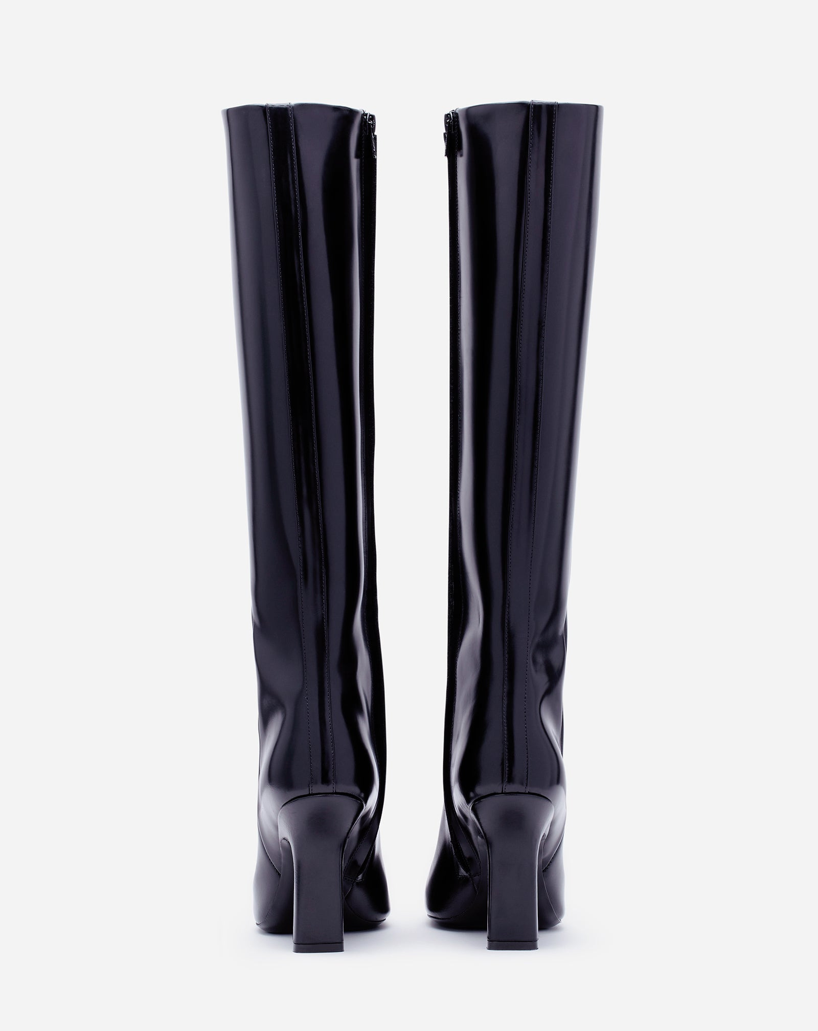 MESURE BOOTS IN GLOSSY LEATHER - 3