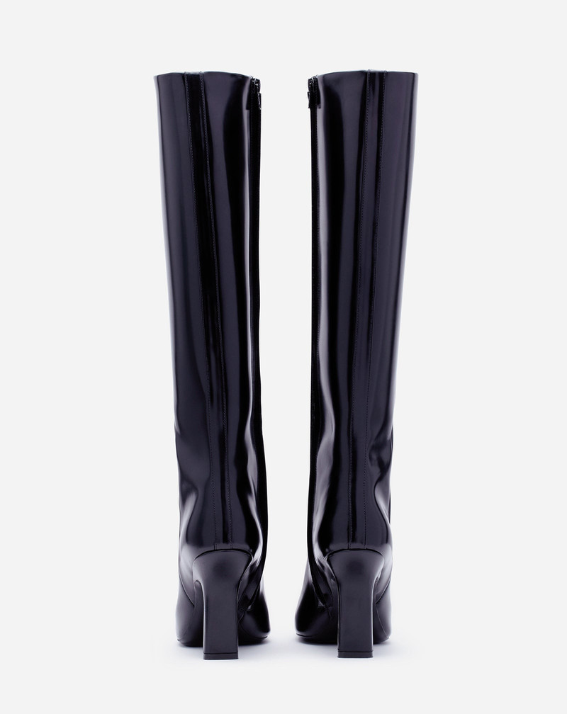 MESURE BOOTS IN GLOSSY LEATHER 3