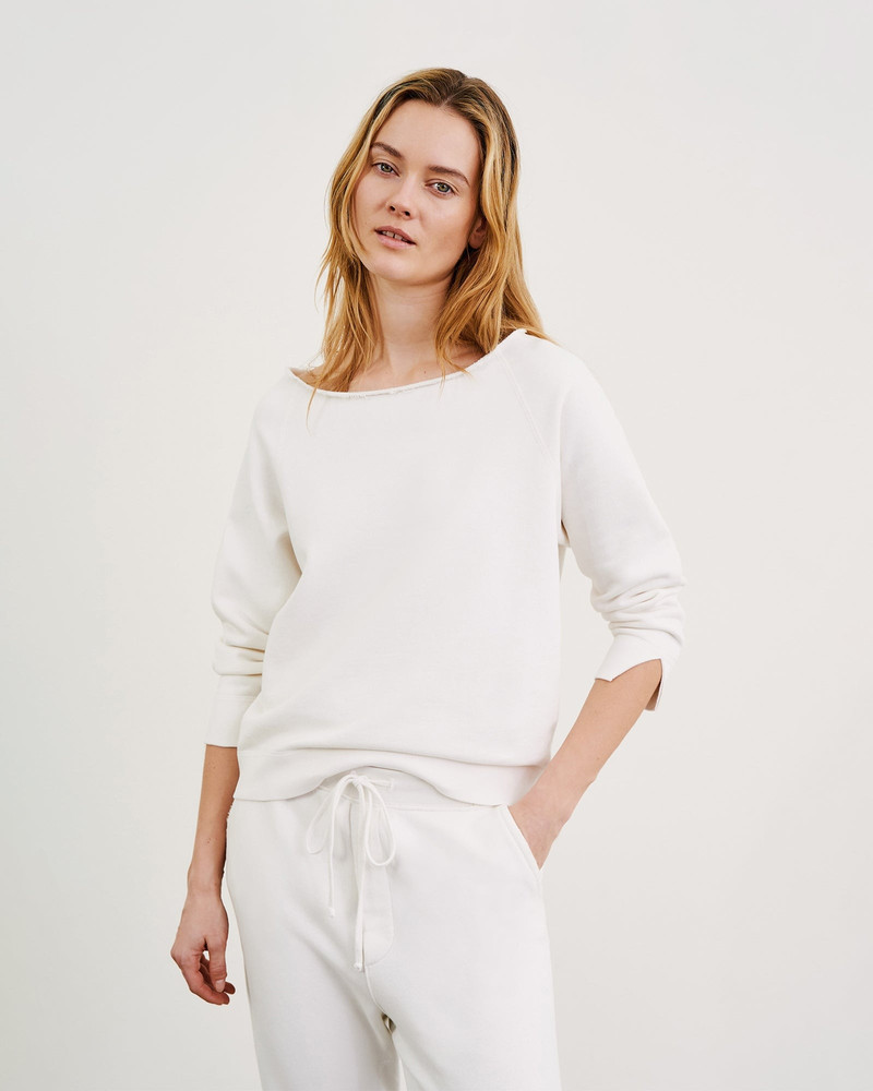 NILI LOTAN LUKA SCOOP NECK SWEATSHIRT outlook