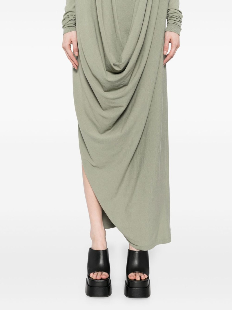 draped knitted dress 5