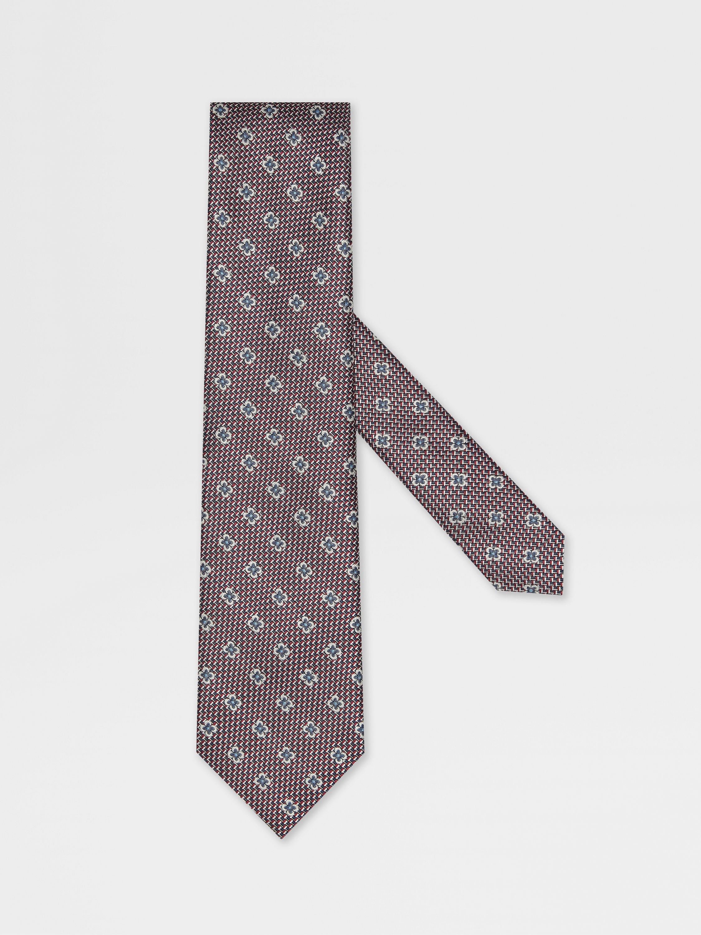 RED SILK TIE - 1