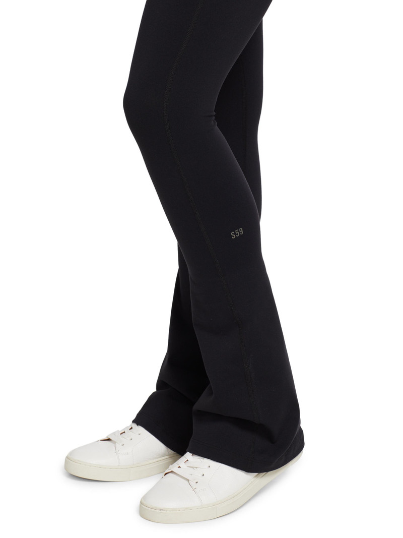 Women's Raquel High-Waist Flared Leggings - Black 6
