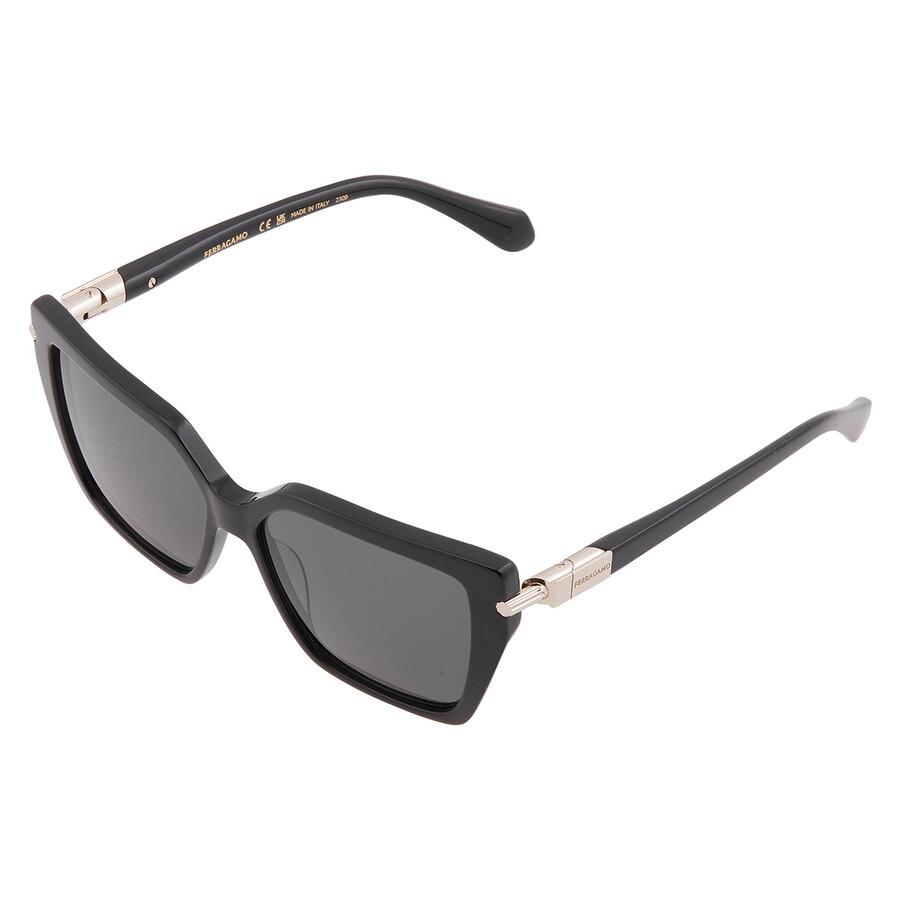 Ferragamo Dark Grey Butterfly Ladies Sunglasses SF1106S 001 57 - 3