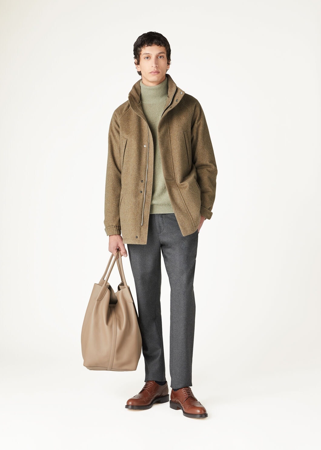 Loro Piana Icer Jacket カシミヤ100 ボルドー XL Icer Jacket Cashmere - Storm System® Navy Blue | Loro Piana CC