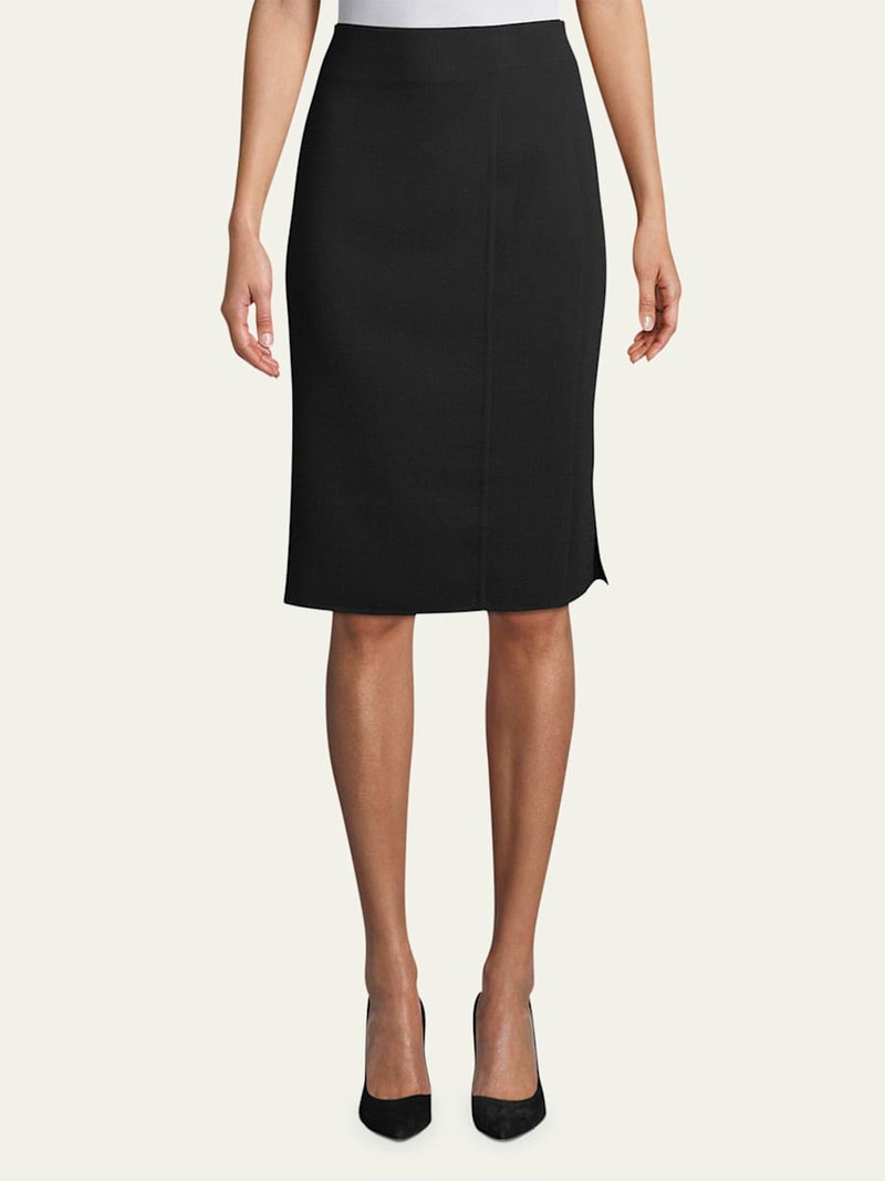 AKRIS Wool-Blend Knee-Length Pencil Skirt outlook