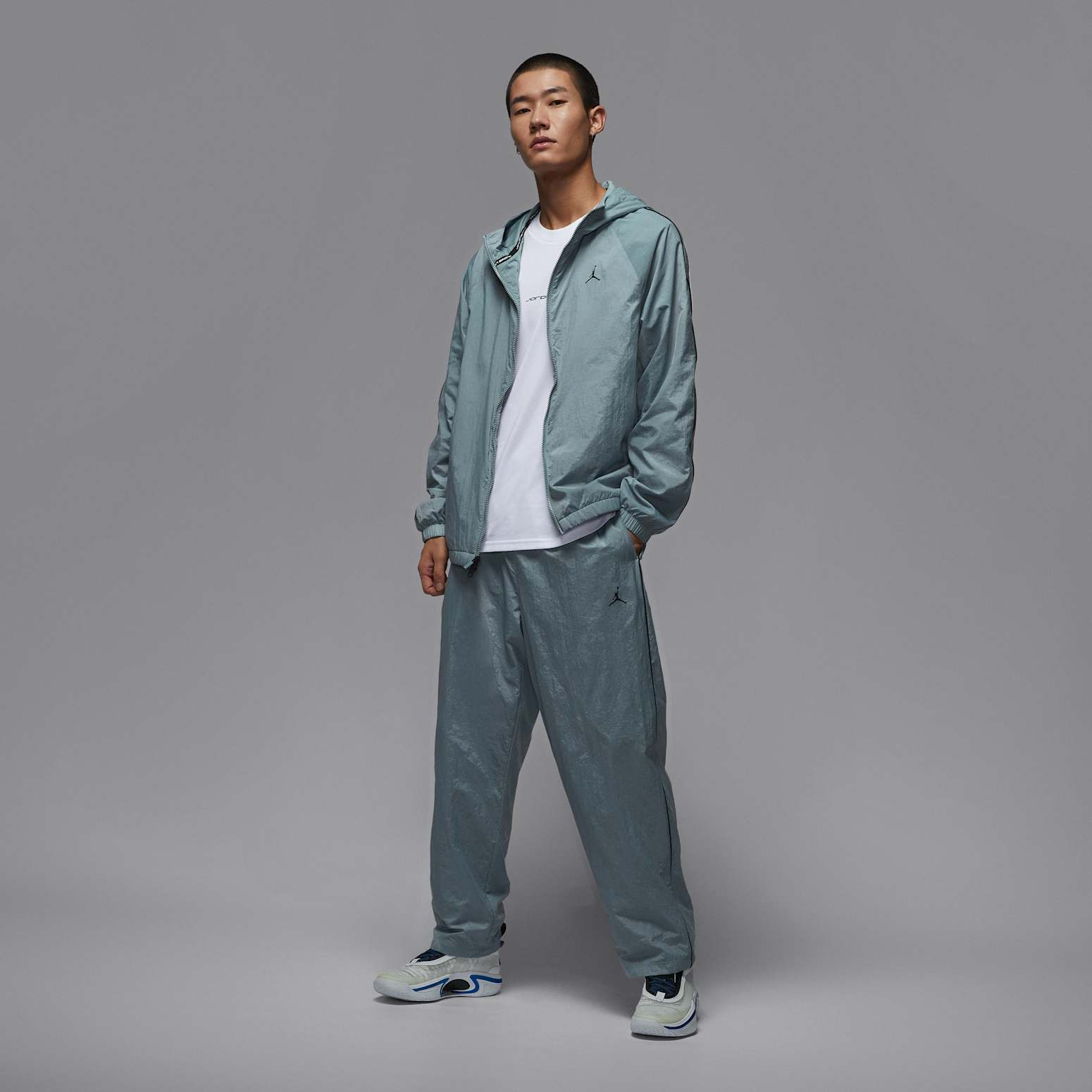Air Jordan Sport Classic Hooded Jacket 'Aviator Grey'  IB2242-041 - 5