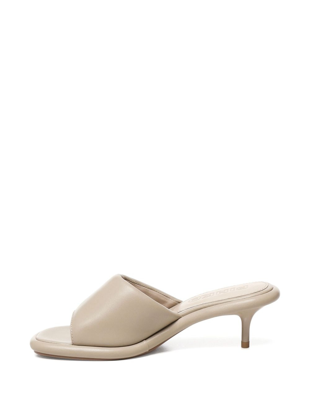 logo-detail leather sandals - 3