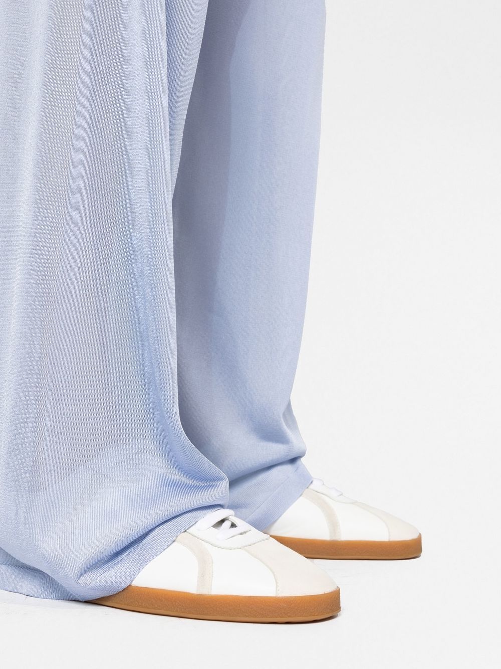 high-waisted wide-leg trousers - 3