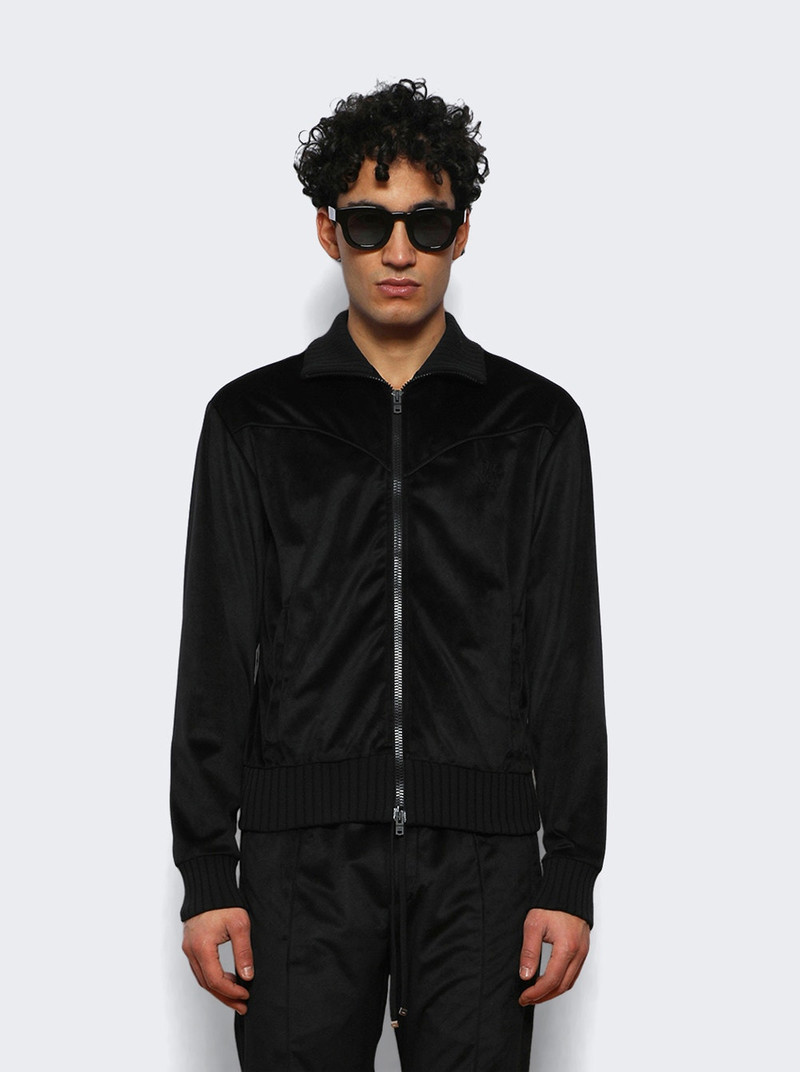 AMIRI Velvet Track Jacket Black outlook