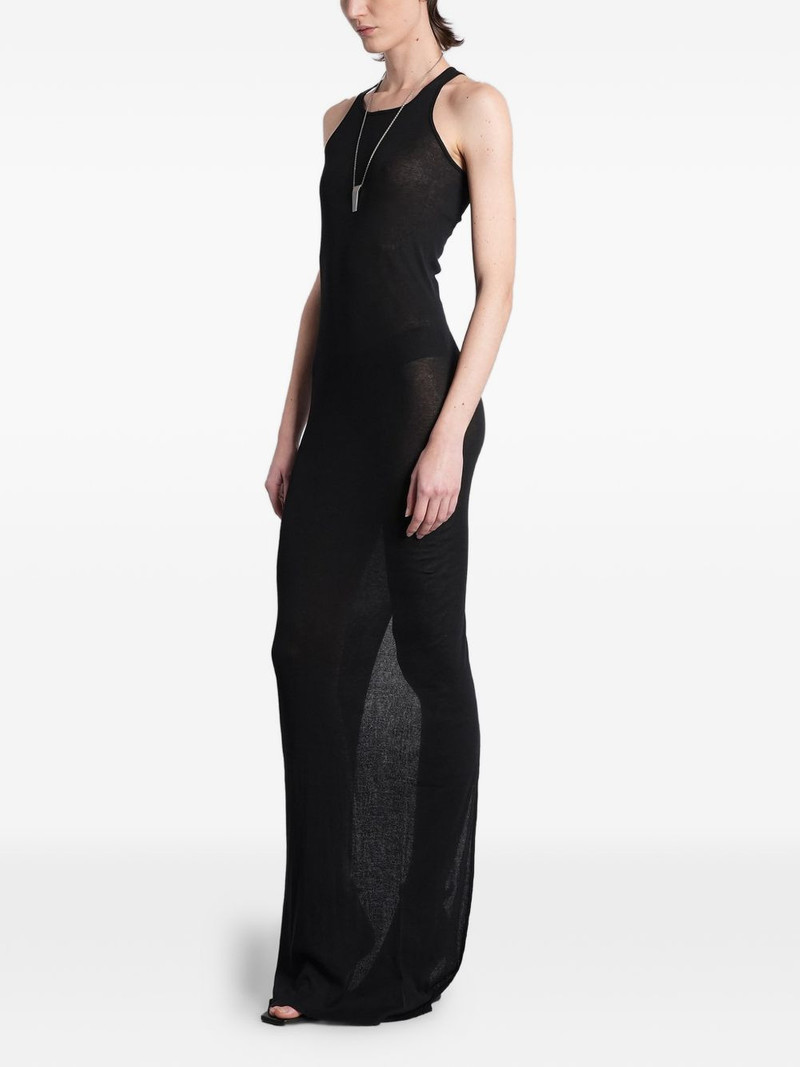 racer-back semi-sheer dress 3