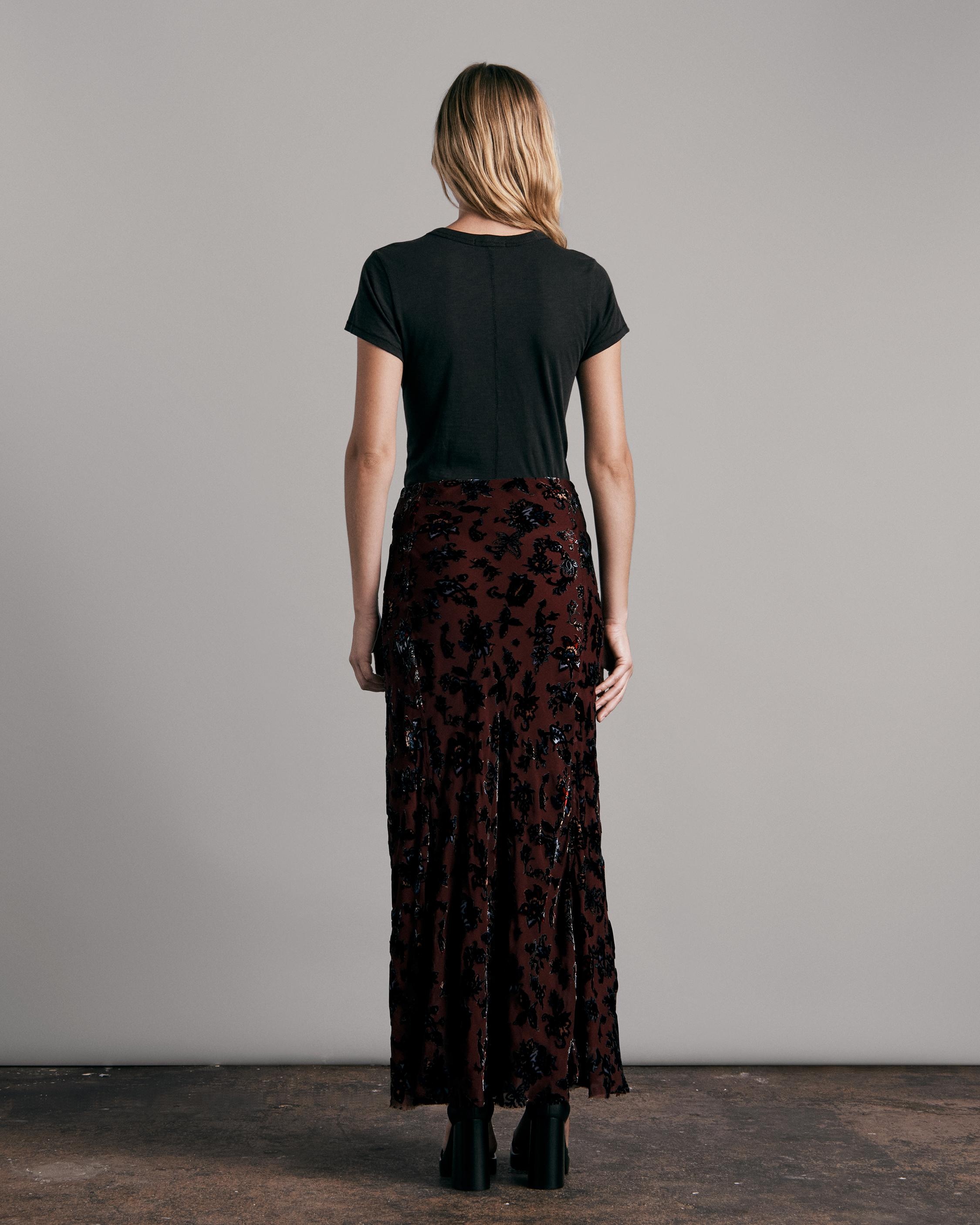 Eden Velvet Burnout Skirt
Classic Fit Skirt - 5