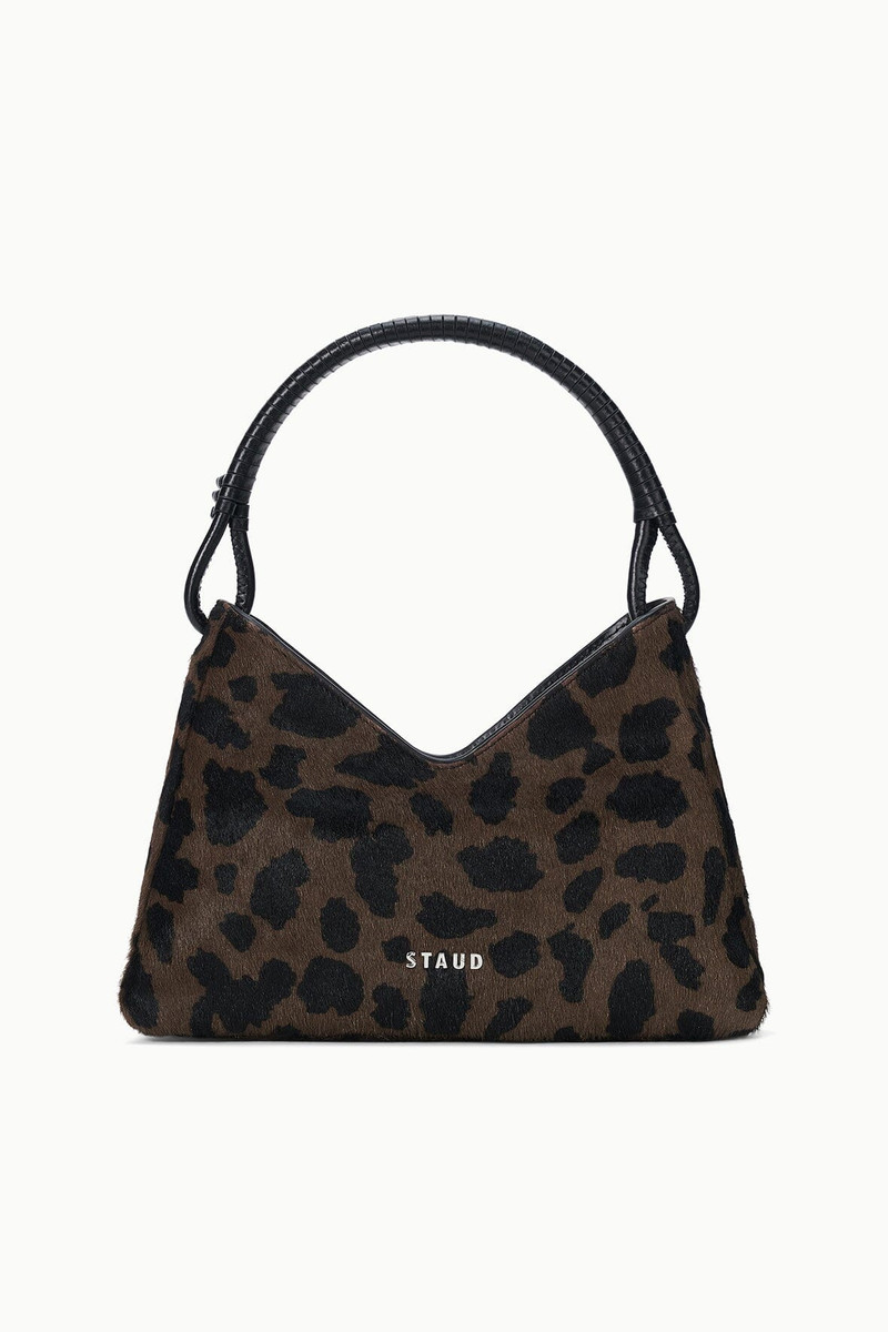 STAUD STAUD VALERIE SHOULDER BAG LEOPARD outlook